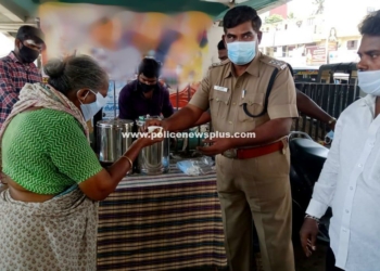 போலீஸ் நியூஸ் பிளஸ் சார்பாக 129 வது மாபெரும் கபசுர குடிநீர் வினியோகம்