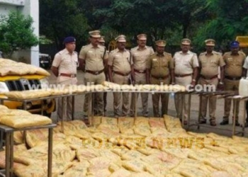 நாமக்கல் மாவட்ட காவல்துறையினரால் சுமார் 1 கோடி மதிப்பிலான 340 கிலோ கஞ்சா மற்றும் 10 நாட்டுத்துப்பாக்கிகள் பறிமுதல்