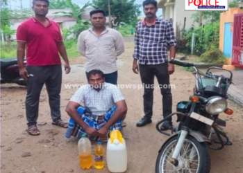 நாட்டு சாராயத்தை விற்பனை செய்தவர் கைது