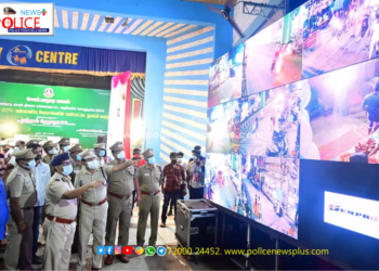 C.C.T.V கண்காணிப்பு கேமராக்களின் செயல்பாட்டை தொடங்கி வைத்த மாநகர காவல் ஆணையர்