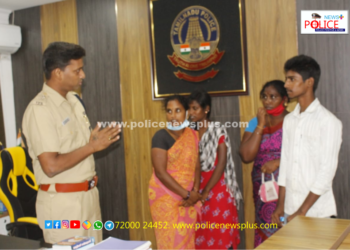 ஓடும் ரயிலில் ஆபத்தான நிலையில் பயணம் மேற்கொண்ட மாணவி, மாணவனை நேரில் அழைத்து அறிவுரை வழங்கிய காவல் கண்காணிப்பாளர்