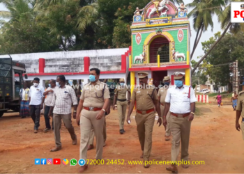 வாடிவாசல் ஆடுகளம்  பகுதிகளை மாவட்ட காவல் கண்காணிப்பாளர்  நேரில்  ஆய்வு