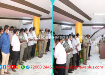 வேலூர் மாவட்ட காவல்துறை –   டிசம்பர் 10  மனித உரிமைகள் தினம்  உறுதிமொழி ஏற்பு