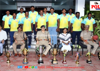 ஒட்டு மொத்த சாம்பியன் பட்டம் பெற்ற சென்னை பெருநகர காவல் அணியினரை நேரில் அழைத்து பாராட்டு 