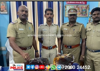 3.5 கோடி  மதிப்பிலான Ambergris எனப்படும் திமிங்கலத்தின் கழிவினை கடத்தி வந்த இருவர்