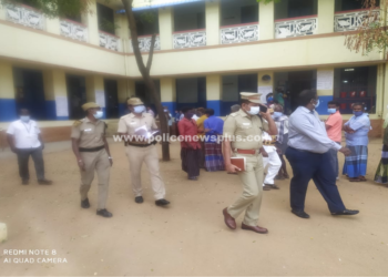 மாவட்ட காவல் கண்காணிப்பாளர் திரு.V.R.ஸ்ரீனிவாசன் அவர்கள் ஆய்வு