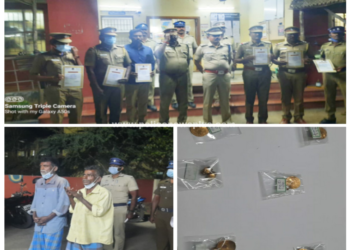 மூதாட்டியிடம் நகை பறிப்பு   3 மணி நேரத்தில் குற்றவாளிகள் கைது