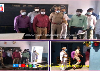 மாவட்ட ஆட்சியர் மற்றும் மாவட்ட காவல் கண்காணிப்பாளர் அவர்கள் வாக்கு மையத்தை பார்வையிட்டு ஆய்வு