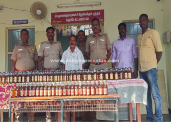 86,400 ml அளவிலான மது பாட்டில்கள் பறிமுதல்