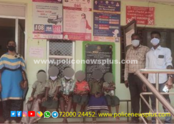 ஆதரவின்றி சாலையில் சுற்றி திரிந்த  சிறுவர்களை மீட்கப்பட்டு  குழந்தைகள் நல குழுவிடம் ஒப்படைத்த திருநெல்வேலி மாவட்ட காவல் துறையினர்.
