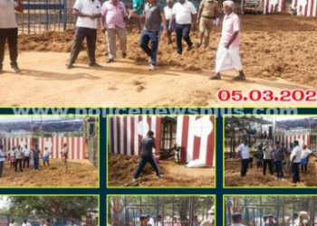 மாவட்ட காவல் கண்காணிப்பாளர்  அவர்கள் ஆய்வு