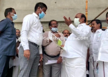 பொதுப்பணித்துறை அமைச்சர்ஆய்வு