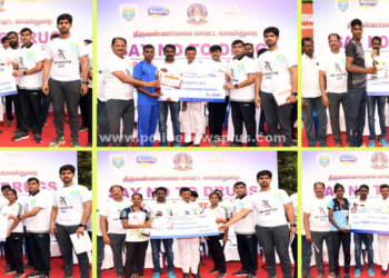 காவல்துறையின் சார்பில் மினி மாரத்தான்