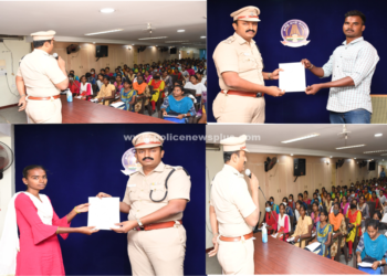 மதுரையில், போலீஸாருக்கு பணி  நியமன உத்தரவு: போலீஸ் எஸ்.பி: