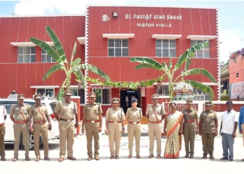 தமிழக முதல்வரால்  திறக்கப்பட்ட காவல் நிலைய  புதிய கட்டிடம்