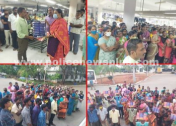 ஊழியர்களிடம் நேரில் சென்று விழிப்புணர்வு