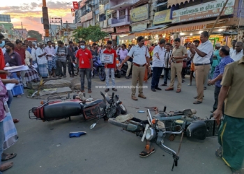 மாணவர்களுடன் இணைந்து போக்குவரத்து, காவல் துறையின் விழிப்புணர்வு!