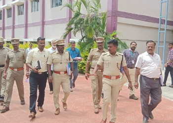 சார்பு ஆய்வாளர் நேரடி தேர்வு, அதிகாரிகள் ஆய்வு!