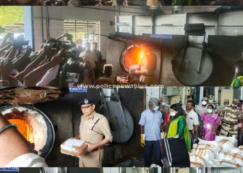 ரூ.2 கோடி மதிப்புள்ள போதைப்பொருட்கள்,  எரித்து அழிக்கப்பட்டன!