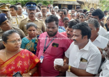 ஆக்கிரமிப்பு அகற்றுவதை, கண்டித்து சாலை மறியல்!