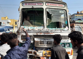 கனரக வாகனங்கள் அதிவேகமாக, செல்வதால்  அதிகமான விபத்து!