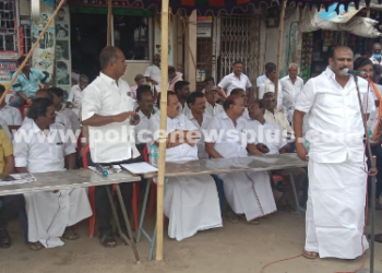 மத்திய அரசு திட்டத்தை எதிர்த்து ஆர்ப்பாட்டம், காங்கிரஸ் சட்டமன்ற உறுப்பினர்! 