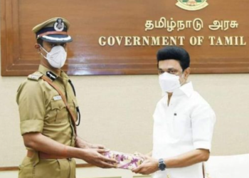 தமிழக காவல்துறை உளவு பிரிவு IG, முதலமைச்சரை சந்தித்து வாழ்த்து