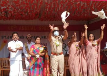 திண்டுக்கல் மேல்நிலைப்பள்ளியில்,டி.எஸ்.பி!