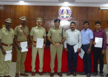குற்றவழக்குகளில் சிறப்பாக, பணியாற்றிய காவல்துறையினர்!