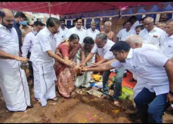 1. 88 கோடியில் புதிய நூலகம், அமைச்சர் அடிக்கல் நாட்டினார்!