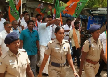 மறியலில் ஈடுபட்ட, பா.ஜ.க.வினர் 93 பேர் கைது!