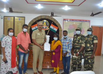 மாணவிக்கு பணிநியமன, ஆணையை வழங்கிய எஸ்.பி!