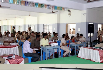 காவல் அதிகாரிகளுக்கான, மாதாந்திர குற்ற கலந்தாய்வுக் கூட்டம்!