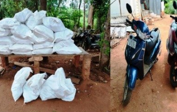 தடைசெய்யபட்ட, புகையிலை பண்டல்கள் பறிமுதல்!