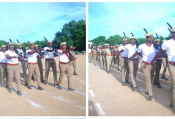 காவல் ஆளினர்களுக்கு,வாராந்திர கவாத்து பயிற்சி!