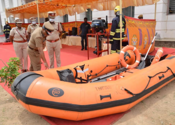 தீயணைப்பு மீட்புப்பணி நிலையத்தில் ஆய்வு!