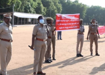 ஆயுதப் படையில், காவல் ஆளினர்களுக்குபயிற்சி!