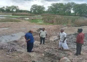 தூர்வாரும் பணிகள், அதிகாரிகள் நேரில் ஆய்வு!