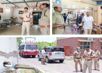 காவலர் குடியிருப்பு வளாகத்திற்கு, நேரில் சென்று ஆய்வு காவல் கண்காணிப்பாளர்!