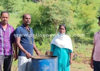 காட்டுப்பகுதியில், 2750 லிட்டர் கள்ளச்சாராய ஊறல்!