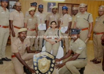 துப்பாக்கி சுடும் போட்டியில், புதுக்கோட்டை  காவல் துறையினர் இரண்டாம் இடம்!