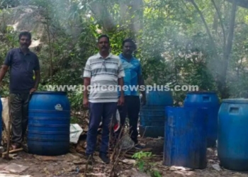 சாராய வேட்டையில், கள்ளக்குறிச்சி காவல்துறையினர்!