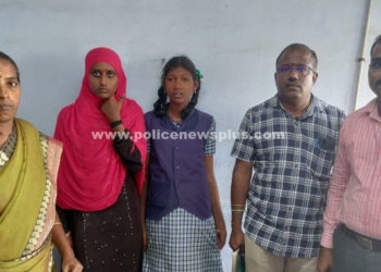 வெளியே வந்து தவித்த, குழந்தைகளை மீட்ட காவல்துறையினர்!