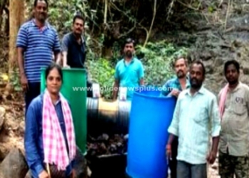 மலைப்பதியில் லிட்டர் கணக்கில் கள்ளச்சாரயம் அழிப்பு!