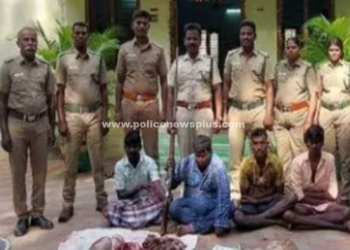 காப்புக்காட்டில் 4 பேர் கைது!