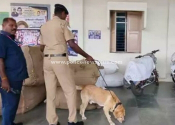 மோப்பநாய் மூலம் தீவிர சோதனை!