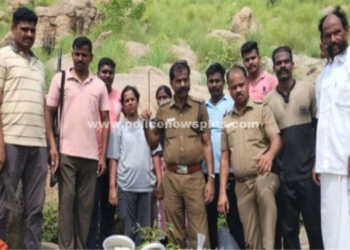 கிராமத்தில் நடத்திய தேடுதல் வேட்டையில், 280 லிட்டர் கள்ளச்சாராயம்!