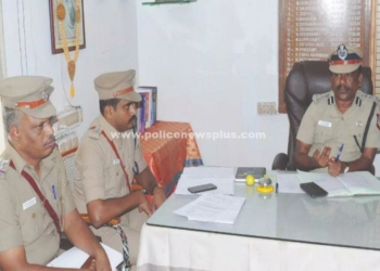  திருப்பூர் காவல் நிலையங்களில்,  மேற்கு மண்டல டி.ஐ.ஜி.  ஆய்வு!