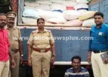 135 மூட்டை ரேஷன் அரிசி பறிமுதல், வாலிபர் கைது!