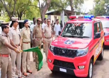 65 லட்சம் மதிப்புள்ள நான்கு சக்கர ரோந்து வாகனங்கள் துவக்கம்!